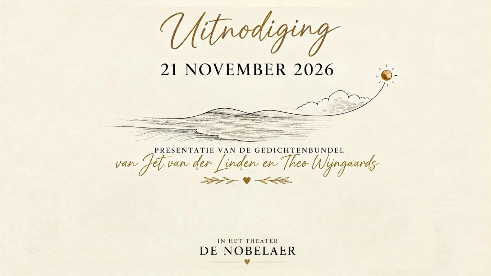 Boekpresentatie gedichtenbundel