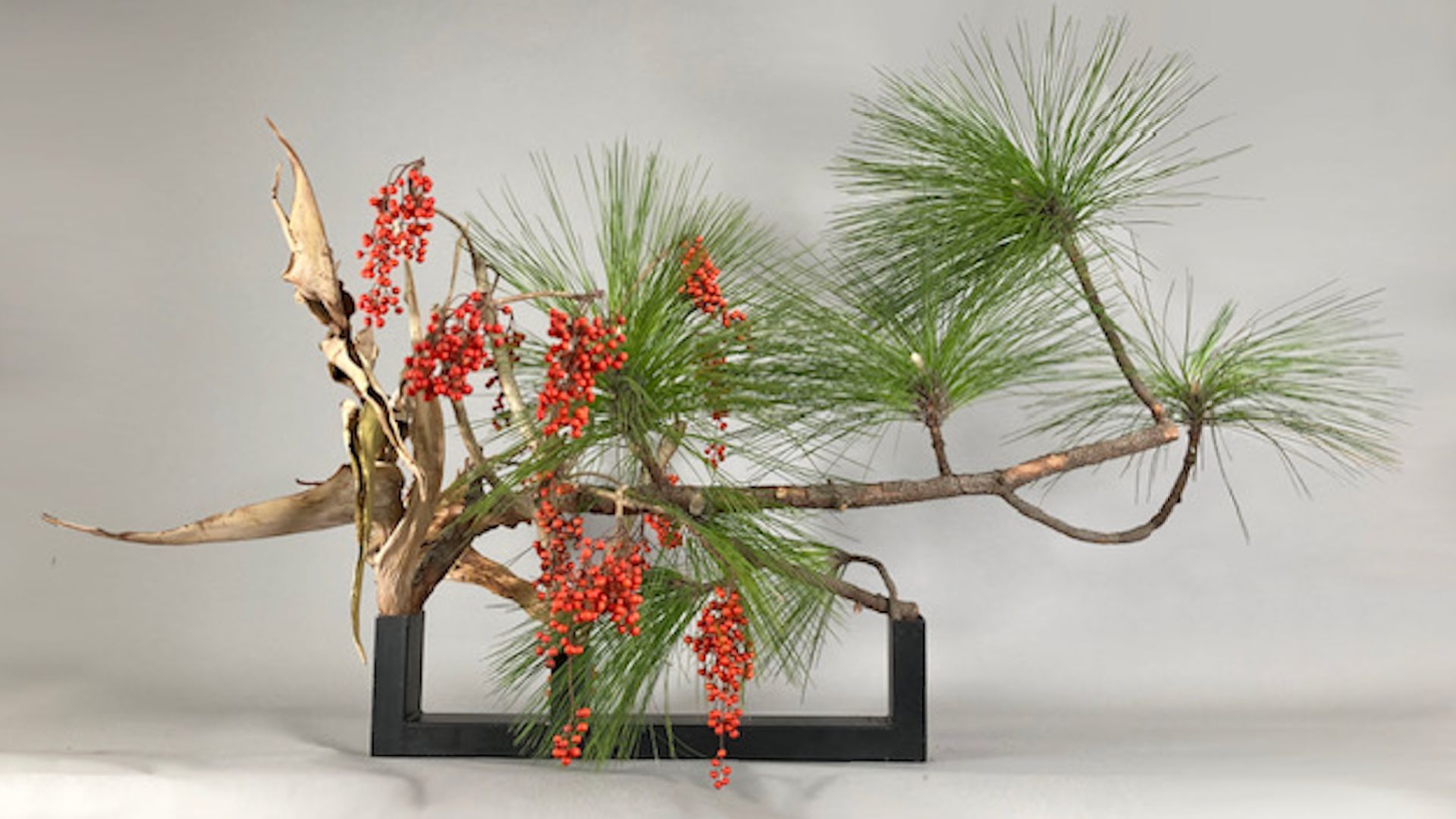 Ikebana demonstratie