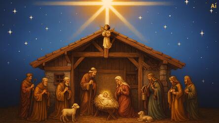 Lezing: De geboorte van de kerststal