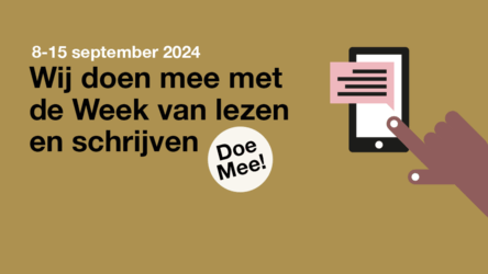 Programma Maand van lezen en schrijven 2024 bekend