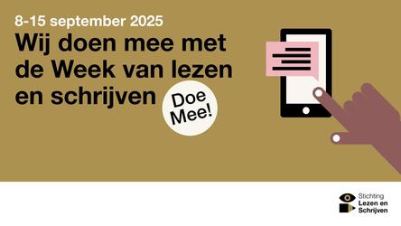 Week van lezen en schrijven